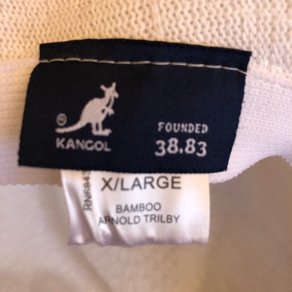 SOLD—KANGOL Rare Arnold Trilby Bamboo Fedora Hat - Picture 3 of 8